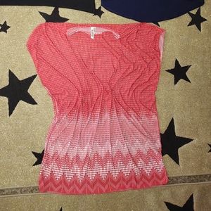 XL dotted tunic blouse